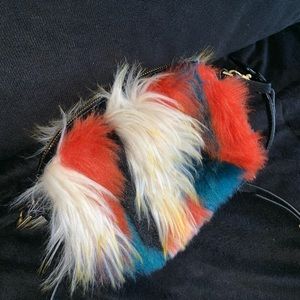 Fur Ugg patchwork crossbody